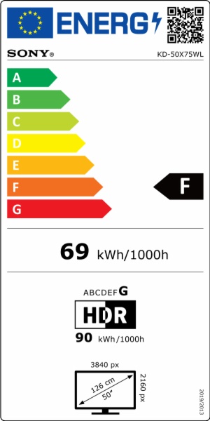 TELEVISOR LED SONY KD50X75WLPAEP